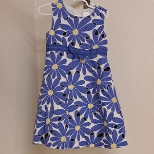 Gymboree Blue and Yellow Floral Dress